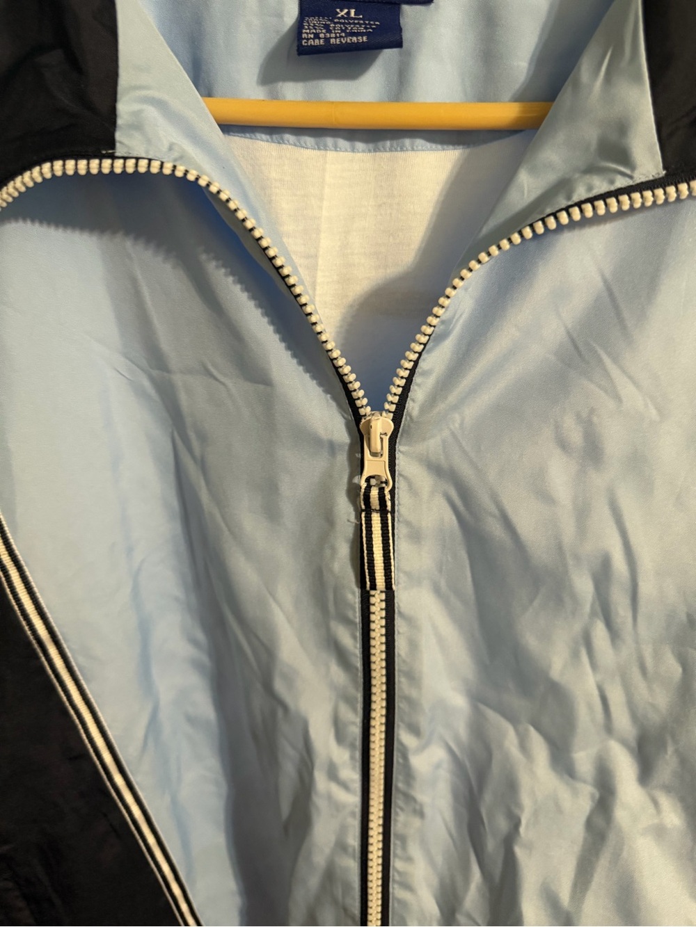 Light Blue Men's Lightweight Zip-Up Shirt Jacket by (unbranded)